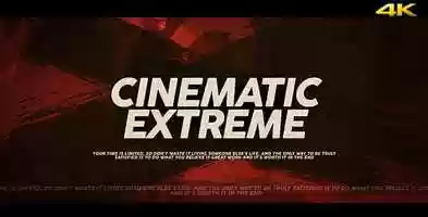 Free download Cinematic Extreme Trailer/Opener Motion Design video and edit with RedcoolMedia movie maker MovieStudio video editor online and AudioStudio audio editor onlin