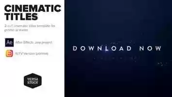 Free download Cinematic Promo Titles for Insta  Broadcast | After Effects Project Files - Videohive template video and edit with RedcoolMedia movie maker MovieStudio video editor online and AudioStudio audio editor onlin