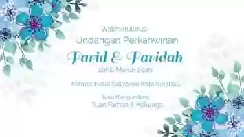 Free download CJ Animated Wedding Invitation Card 001 video and edit with RedcoolMedia movie maker MovieStudio video editor online and AudioStudio audio editor onlin