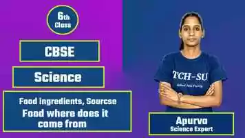 Free download Class- VI Subject- Science Chapter- 1(Food- Where does it come from?) Lecture-1(Food Ingredients and their sources) video and edit with RedcoolMedia movie maker MovieStudio video editor online and AudioStudio audio editor onlin