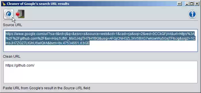 Download web tool or web app CleanGoogleUrl Download web tool or web app CleanGoogleUrl