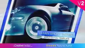 Free download Clean Sport Intro | Apple Motion Files video and edit with RedcoolMedia movie maker MovieStudio video editor online and AudioStudio audio editor onlin