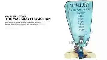 Free download Colbert Botion The Walking Promotion (Read to Me) video and edit with RedcoolMedia movie maker MovieStudio video editor online and AudioStudio audio editor onlin