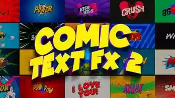 Free download Comic Text FX 2 | After Effects Project Files - Videohive template video and edit with RedcoolMedia movie maker MovieStudio video editor online and AudioStudio audio editor onlin