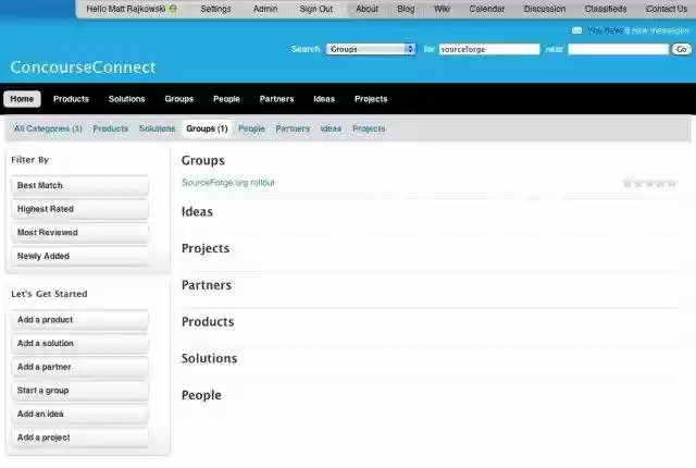 Download web tool or web app ConcourseConnect