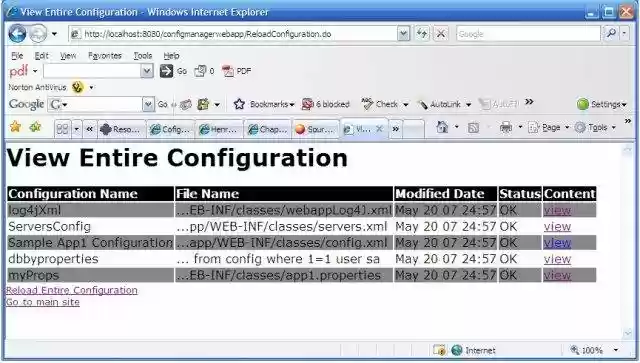 Download web tool or web app Configuration Manager