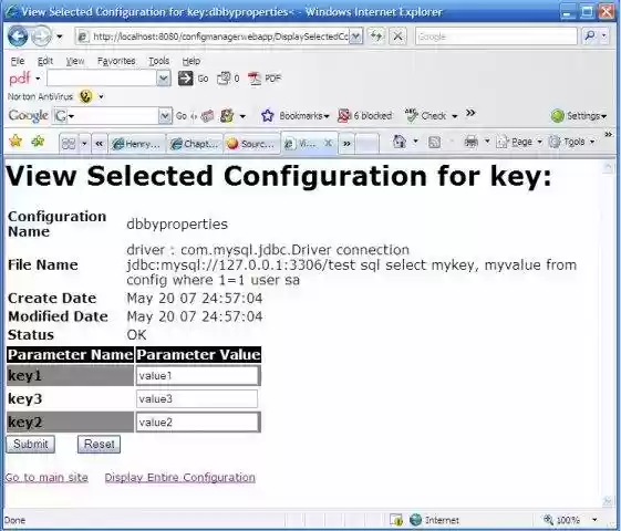 Download web tool or web app Configuration Manager