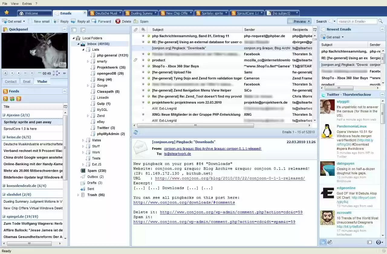 Download web tool or web app conjoon