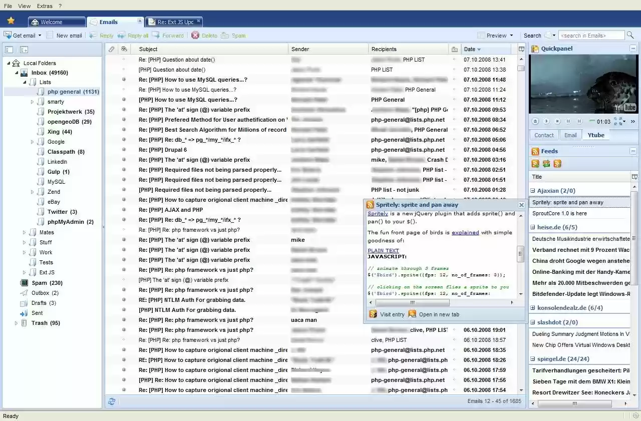 Download web tool or web app conjoon