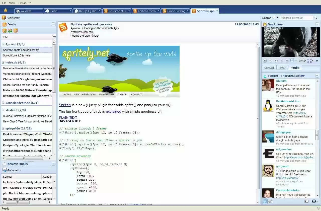 Download web tool or web app conjoon
