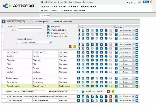 Download web tool or web app CONTENIDO Download web tool or web app CONTENIDO