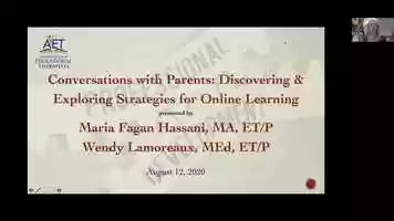 Free download Conversations with Parents: Discovering  Exploring Strategies for Online Learning video and edit with RedcoolMedia movie maker MovieStudio video editor online and AudioStudio audio editor onlin