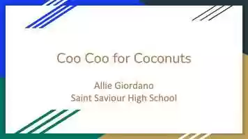 Free download Coo Coo for Coconuts | NY Sun Works Youth Conference video and edit with RedcoolMedia movie maker MovieStudio video editor online and AudioStudio audio editor onlin