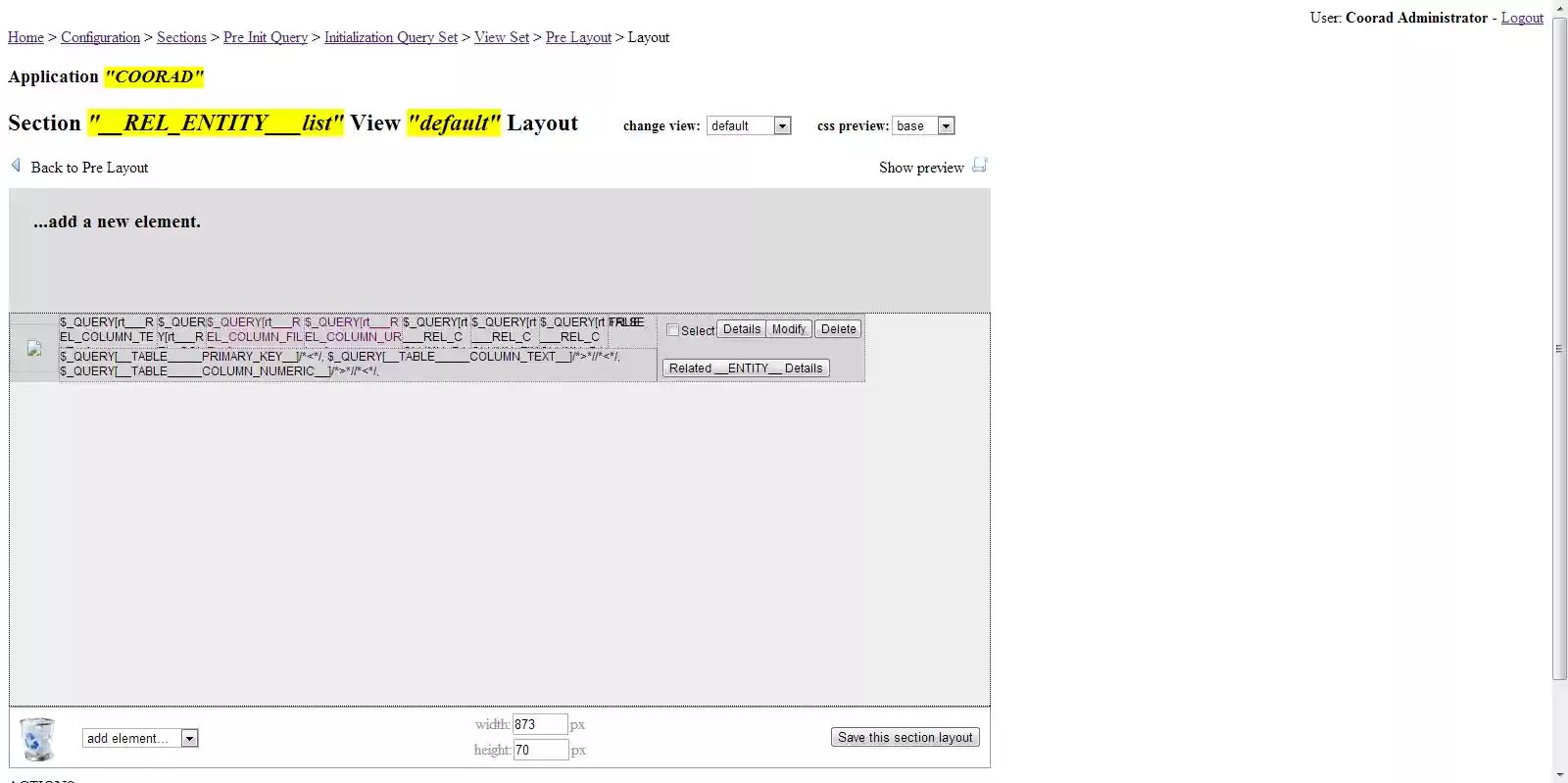 Download web tool or web app COORAD