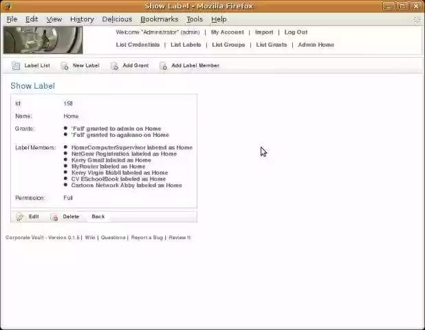 Download web tool or web app corporatevault