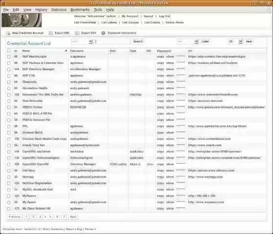 Download web tool or web app corporatevault