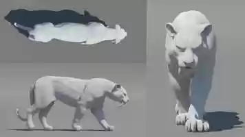 Free download Creature animation. Tiger - walk cycle. video and edit with RedcoolMedia movie maker MovieStudio video editor online and AudioStudio audio editor onlin