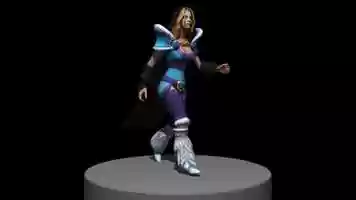 Free download Crystal Maiden Walk Cycle video and edit with RedcoolMedia movie maker MovieStudio video editor online and AudioStudio audio editor onlin