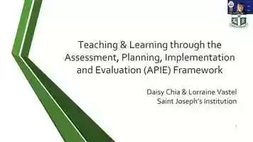 Free download CS1212 Teaching and Learning Through the Assessment, Planning, Implementation and Evaluation (API video and edit with RedcoolMedia movie maker MovieStudio video editor online and AudioStudio audio editor onlin