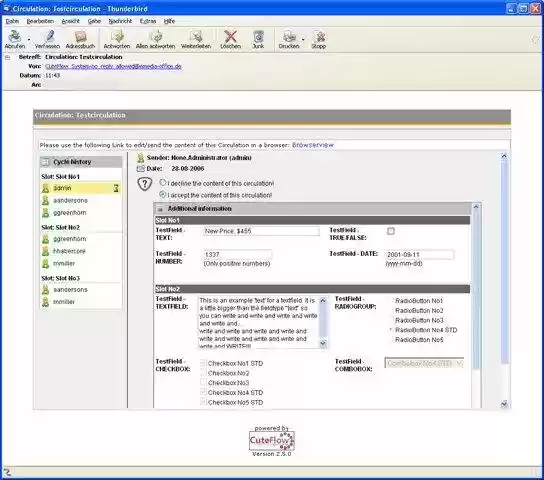 Download web tool or web app CuteFlow