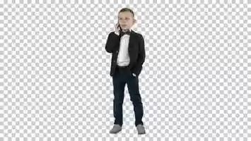 Free download Cute Little Boy Talking on His Smartphone and Standing in A | Stock Footage - Videohive video and edit with RedcoolMedia movie maker MovieStudio video editor online and AudioStudio audio editor onlin