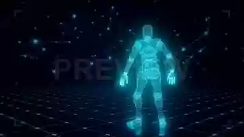 Free download Dancing Blue Artificial Intelligence Character Stock Motion Graphics video and edit with RedcoolMedia movie maker MovieStudio video editor online and AudioStudio audio editor onlin