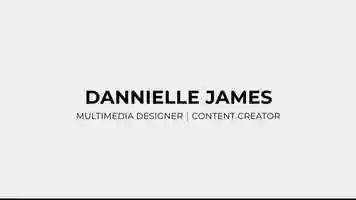 Free download Dannielle James: Multimedia Designer  Content Creator -Demo Reel (Winter 2020) video and edit with RedcoolMedia movie maker MovieStudio video editor online and AudioStudio audio editor onlin