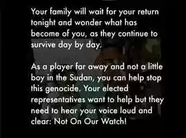 Free download Darfur is Dying (captured) video and edit with RedcoolMedia movie maker MovieStudio video editor online and AudioStudio audio editor onlin