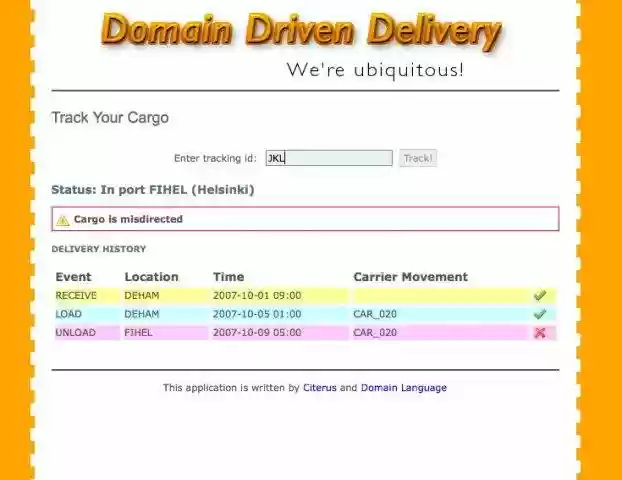 Download web tool or web app DDD sample application Download web tool or web app DDD sample application