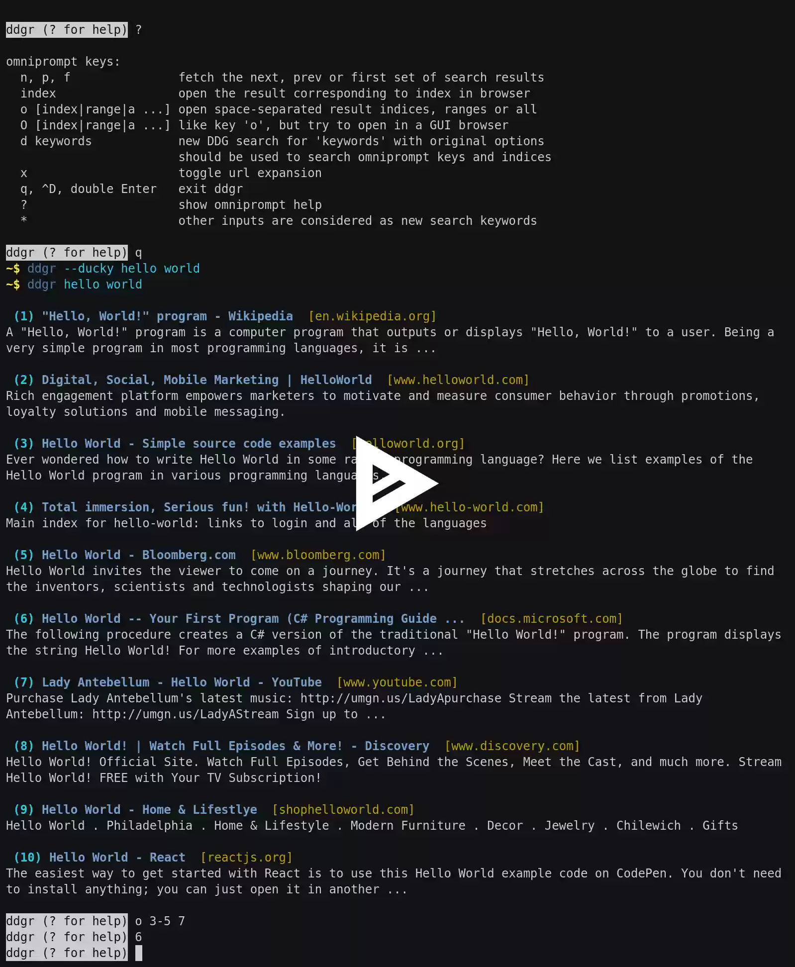 Download web tool or web app ddgr Download web tool or web app ddgr