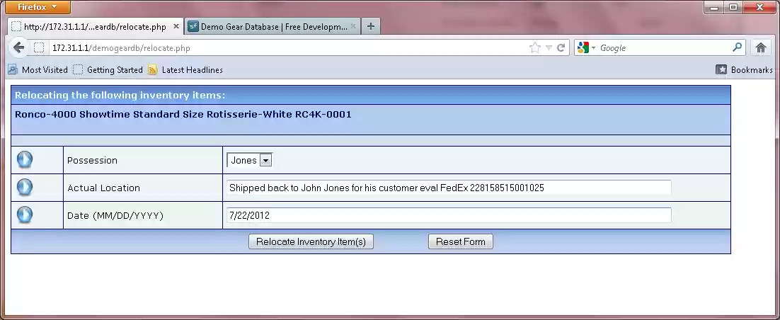 Download web tool or web app Demo Gear Database Download web tool or web app Demo Gear Database