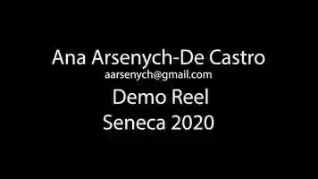 Free download Demo Reel Seneca 2020 -- Ana ADC video and edit with RedcoolMedia movie maker MovieStudio video editor online and AudioStudio audio editor onlin