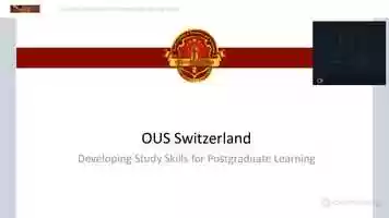 Free download Developing Study Skills for Postgraduate Learning 2604_1 video and edit with RedcoolMedia movie maker MovieStudio video editor online and AudioStudio audio editor onlin