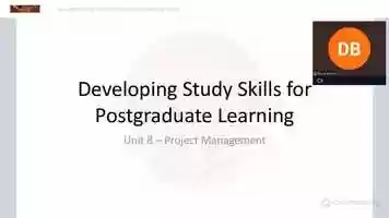 Free download Developing Study Skills for Postgraduate Learning_2604_8 video and edit with RedcoolMedia movie maker MovieStudio video editor online and AudioStudio audio editor onlin