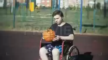 Free download Disabled Playing Basketball Stock Video video and edit with RedcoolMedia movie maker MovieStudio video editor online and AudioStudio audio editor onlin