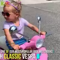 Free download Disney and Pixars Luca Scooter 12V Vespa PX150 Ride on Cars for Kids video and edit with RedcoolMedia movie maker MovieStudio video editor online and AudioStudio audio editor onlin