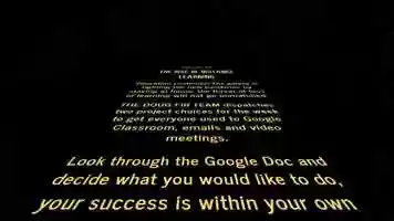 Free download Distance Learning: Star Wars video and edit with RedcoolMedia movie maker MovieStudio video editor online and AudioStudio audio editor onlin