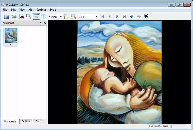 Download web tool or web app DjVuLibre