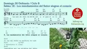 Free download Domingo 26 Ordinario B - Salmo 18 - Los mandamientos del Señor alegran el corazón.mov video and edit with RedcoolMedia movie maker MovieStudio video editor online and AudioStudio audio editor onlin