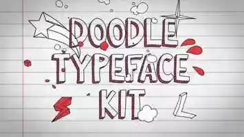 Free download Doodle Typeface Kit | After Effects Project Files - Videohive template video and edit with RedcoolMedia movie maker MovieStudio video editor online and AudioStudio audio editor onlin