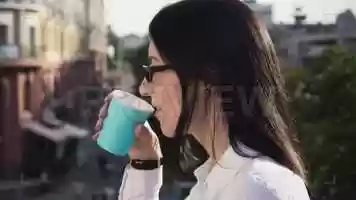 Free download Drinking Coffee Stock Video video and edit with RedcoolMedia movie maker MovieStudio video editor online and AudioStudio audio editor onlin