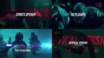 Free download Dynamic Sports Reel | After Effects Template video and edit with RedcoolMedia movie maker MovieStudio video editor online and AudioStudio audio editor onlin