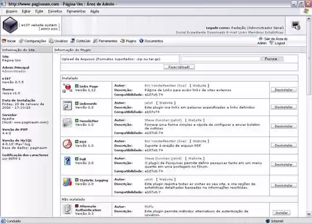 Download web tool or web app e107Brasil.NET - Comunidade e107 BR