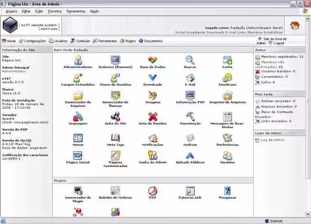 Download web tool or web app e107Brasil.NET - Comunidade e107 BR