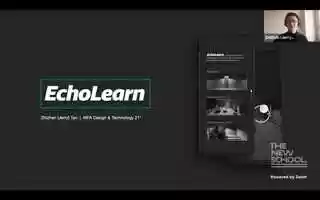 Free download EchoLearn Live Presentation video and edit with RedcoolMedia movie maker MovieStudio video editor online and AudioStudio audio editor onlin