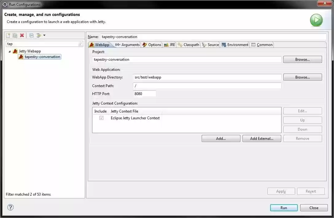 Download web tool or web app Eclipse Jetty Plugin
