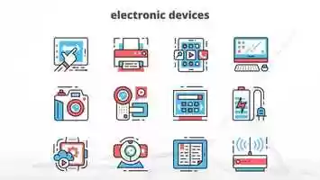 Free download Electronic Devices  Thin Line Icons | After Effects Project Files - Videohive template video and edit with RedcoolMedia movie maker MovieStudio video editor online and AudioStudio audio editor onlin