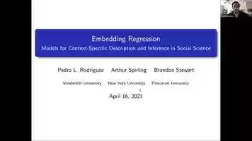 Free download Embedding Regression - Models for Context-Specific Description and Inference in Social Science video and edit with RedcoolMedia movie maker MovieStudio video editor online and AudioStudio audio editor onlin