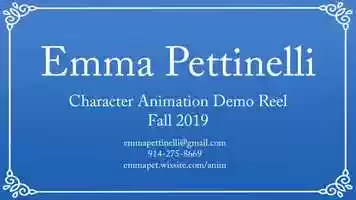 Free download Emma Pettinelli Character Animation Reel Fall 2019 video and edit with RedcoolMedia movie maker MovieStudio video editor online and AudioStudio audio editor onlin
