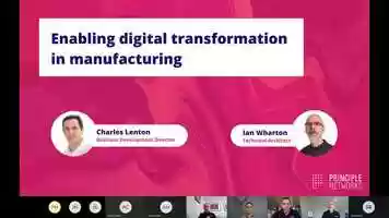 Free download Enabling digital transformation in manufacturing | Principle Networks Webinar video and edit with RedcoolMedia movie maker MovieStudio video editor online and AudioStudio audio editor onlin